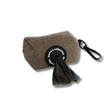 Brown Dog Leash & Poop Bag Holder Set - perro collective